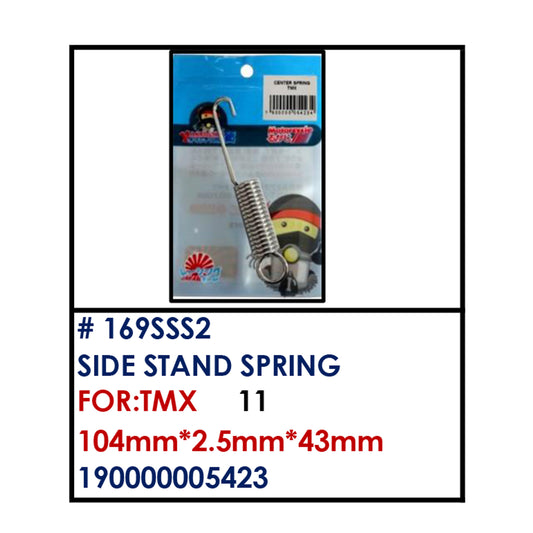 SIDESTAND SPRING (169SSS2) - TMX 104mm*2.5mm*43mm | YAKIMOTO - BESTPARTS.PH