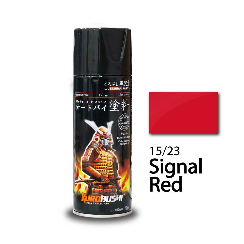 15/23 SIGNAL RED SAMURAI PAINT 400ML MALAYSIA (SPPAS015/23SIGRED)