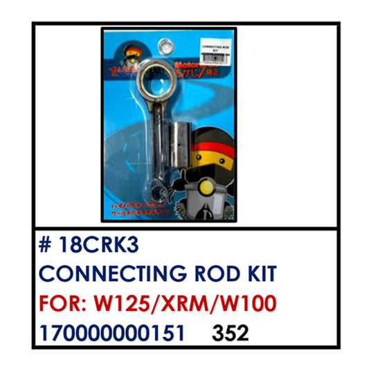 CONNECTING ROD KIT (18CRK3) - W125/XRM/W100 | YAKIMOTO - BESTPARTS.PH