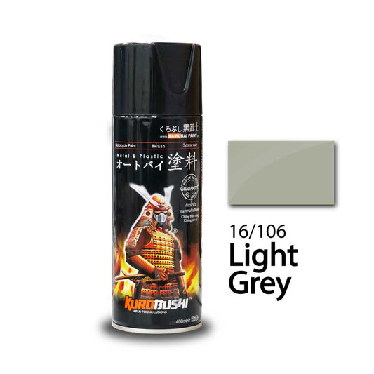 16/106 LIGHT GREY SAMURAI PAINT 400ML MALAYSIA (SPPAS016/106LIGREY)