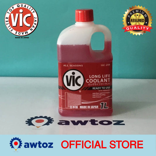 VIC Coolant 1Liter Ready to Use (Red) - BESTPARTS.PH