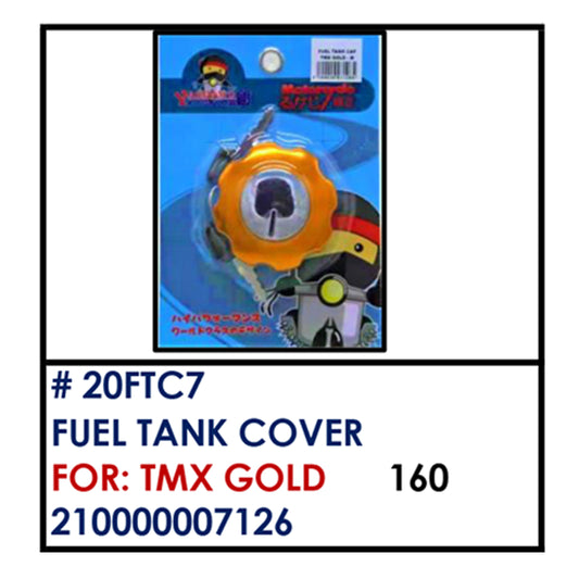 FUEL TANK CAP (20FTC7) - TMX GOLD | YAKIMOTO - BESTPARTS.PH