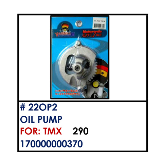 OIL PUMP (22OP2) - TMX | YAKIMOTO - BESTPARTS.PH