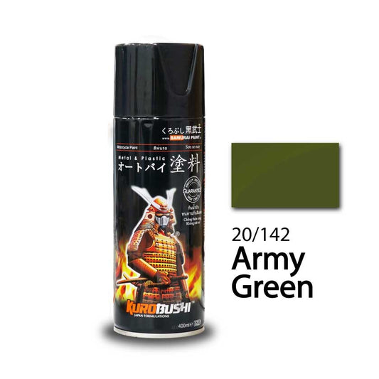 20/142 ARMY GREEN SAMURAI PAINT 400ML MALAYSIA (SPPAS020/142ARMYGRN)