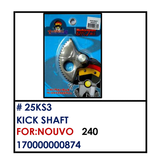 KICK SHAFT (25KS3) - NOUVO | YAKIMOTO - BESTPARTS.PH
