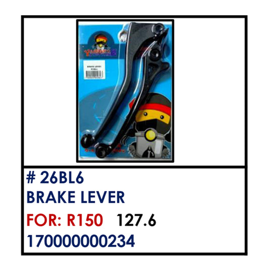 BRAKE LEVER (26BL6) - R150 | YAKIMOTO - BESTPARTS.PH