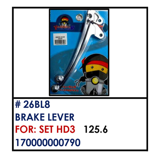 BRAKE LEVER (26BL8) - SET HD3 | YAKIMOTO - BESTPARTS.PH