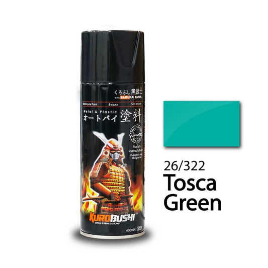 322 TOSCA GREEN SAMURAI PAINT 400ML MALAYSIA (SPPAS0322TOSCAGREEN)