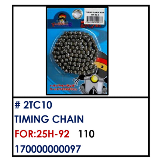 TIMING CHAIN (2TCH10) - 25H-92 | YAKIMOTO - BESTPARTS.PH