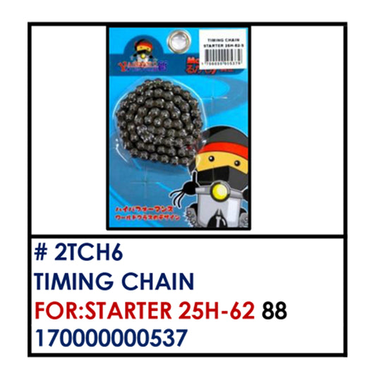 TIMING CHAIN (2TCH6) - STARTER 25H-62 | YAKIMOTO - BESTPARTS.PH