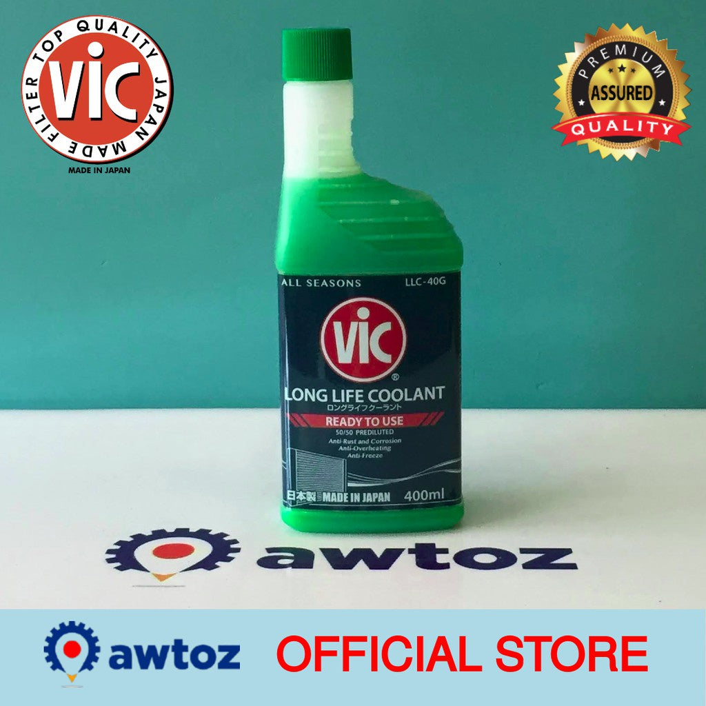 VIC Coolant 400ml Ready to Use (Green) - BESTPARTS.PH