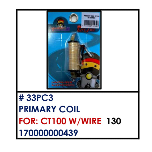 PRIMARY COIL (33PC3) - CT100 w/WIRE | YAKIMOTO - BESTPARTS.PH