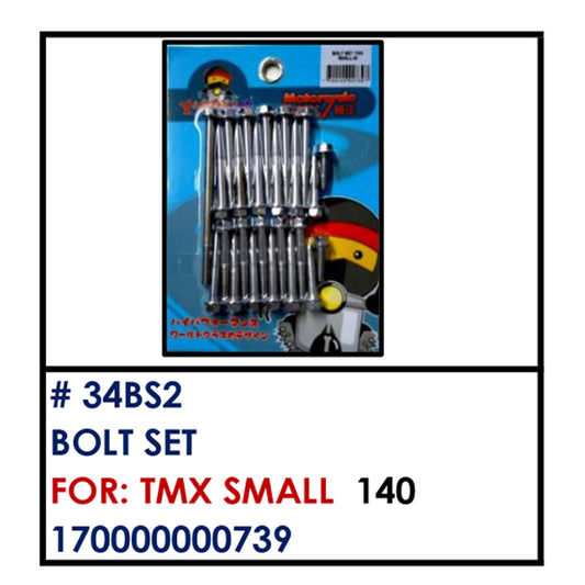 BOLT SET (34BS2) - TMX SMALL | YAKIMOTO - BESTPARTS.PH
