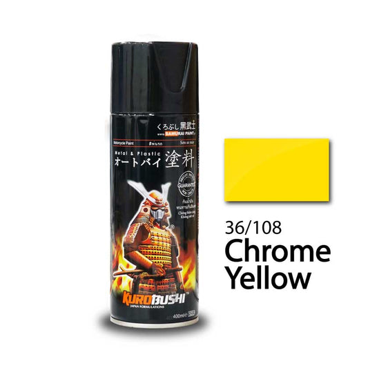 36/108 CHROME YELLOW SAMURAI PAINT 400ML MALAYSIA (SPPAS036/108CPYELLOW)