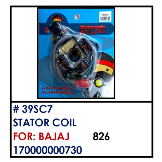 STATOR COIL (39SC7) - BAJAJ | YAKIMOTO - BESTPARTS.PH