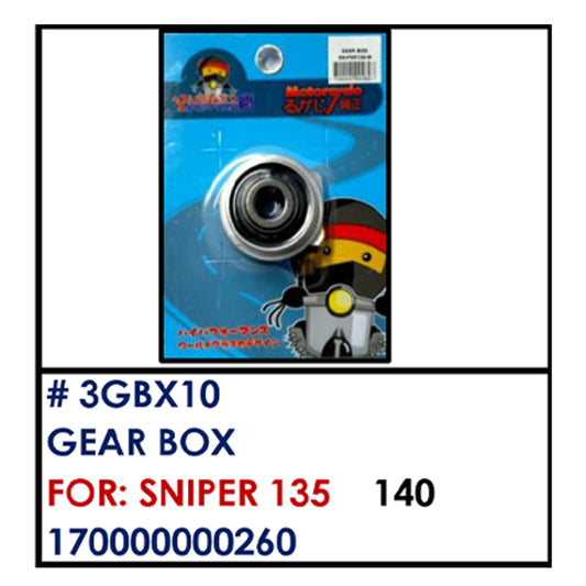 GEAR BOX (3GBX10) - SNIPER135 | YAKIMOTO - BESTPARTS.PH
