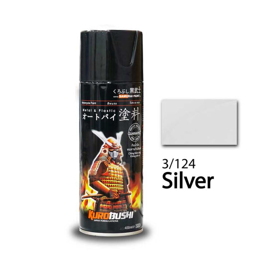 03/124 SILVER SAMURAI PAINT 400ML MALAYSIA (SPPAS003/124SILVER)