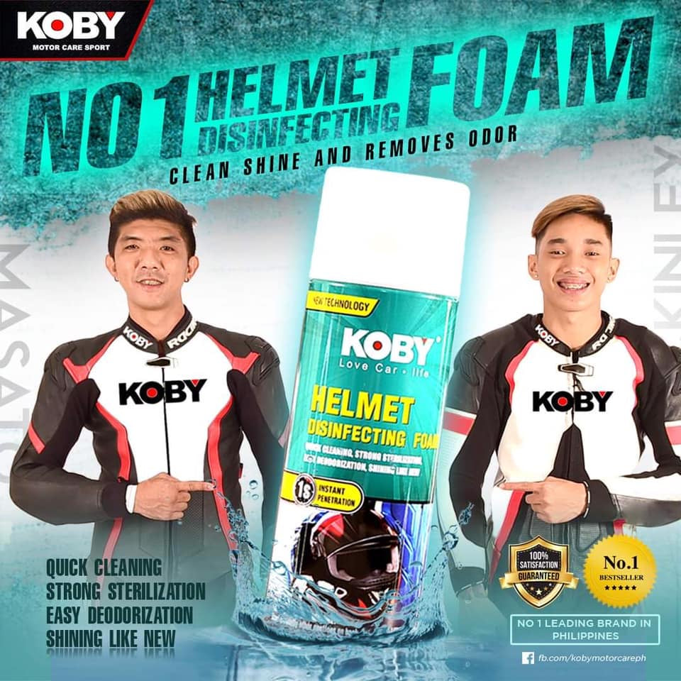 Koby Helmet Disinfectant Sanitizer Foam 450ml - BESTPARTS.PH