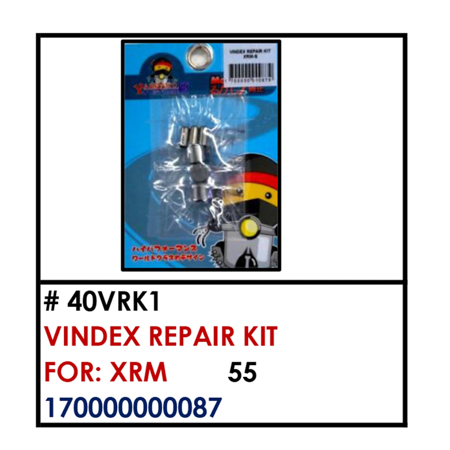 VINDEX REPAIR KIT (40VRK1) - XRM | YAKIMOTO - BESTPARTS.PH