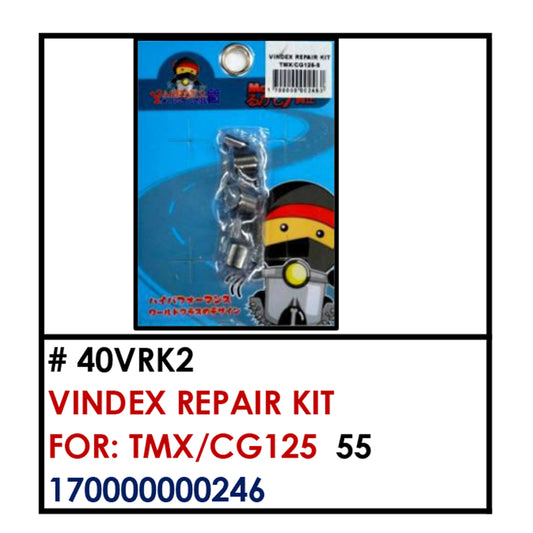 VINDEX REPAIR KIT (40VRK2) - TMX/CG125 | YAKIMOTO - BESTPARTS.PH