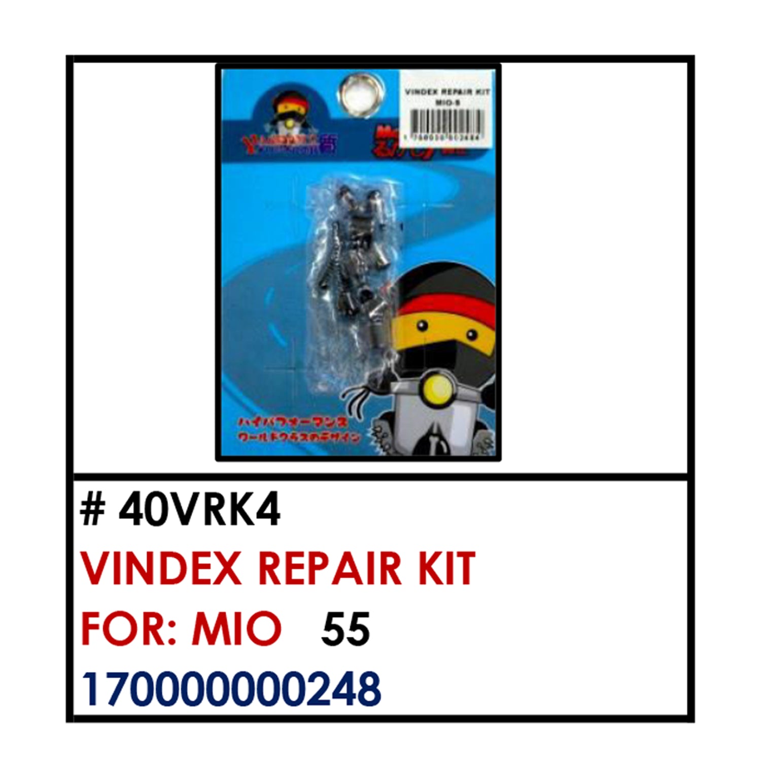 VINDEX REPAIR KIT (40VRK4) - MIO | YAKIMOTO - BESTPARTS.PH