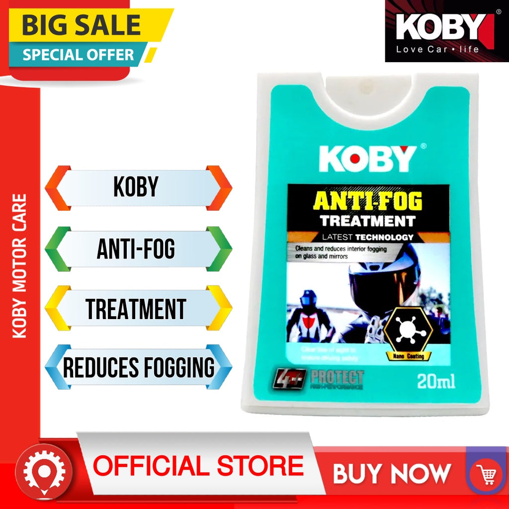 Koby Anti-Fog Helmet Treatment 20ml - BESTPARTS.PH