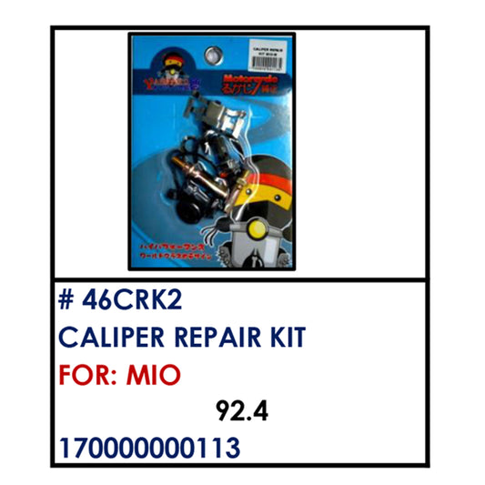 CALIPER REPAIR KIT (46CRK2) - MIO | YAKIMOTO - BESTPARTS.PH
