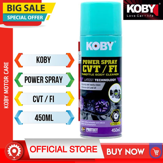 Koby CVT / FI Cleaner Throttle Body Power Spray 450ml - BESTPARTS.PH