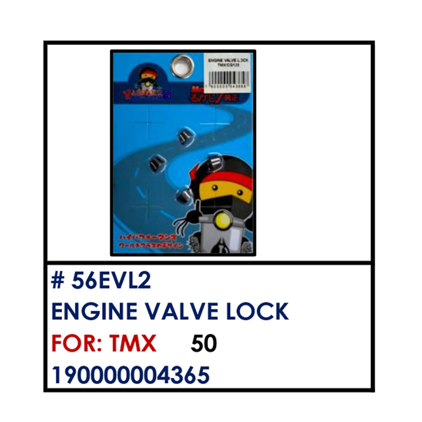 ENGINE VALVE LOCK (56EVL2) - TMX | YAKIMOTO - BESTPARTS.PH