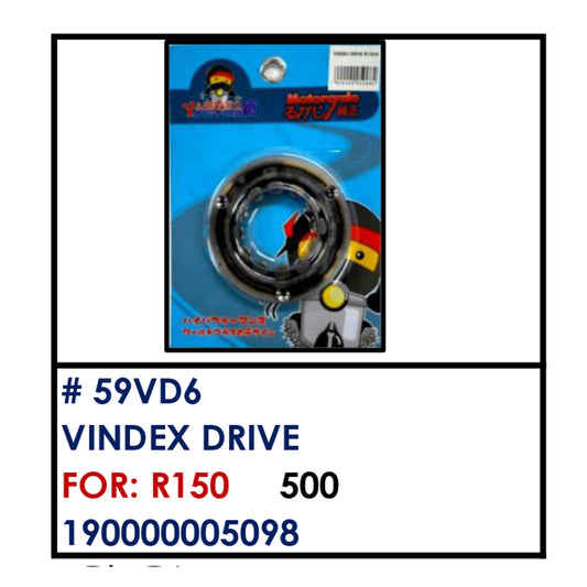 VINDEX DRIVE (59VD6) - R150 | YAKIMOTO - BESTPARTS.PH