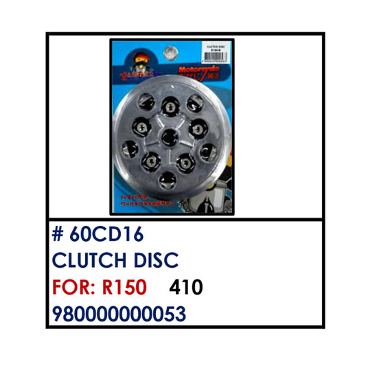 CLUTCH DISC (60CD16) - R150 | YAKIMOTO - BESTPARTS.PH