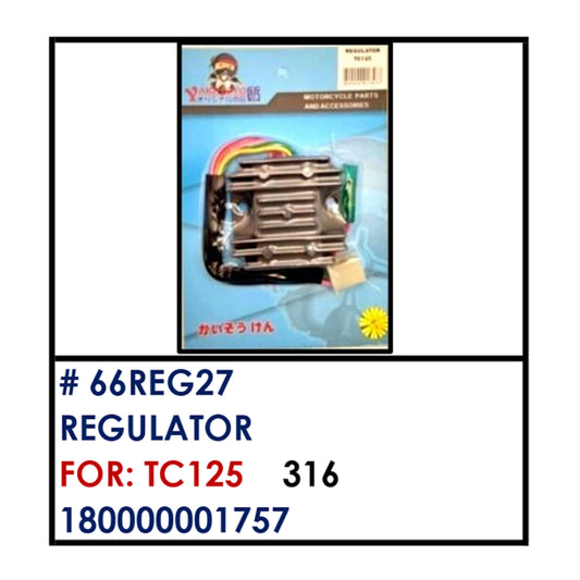 REGULATOR (66REG27) - TC125 | YAKIMOTO - BESTPARTS.PH