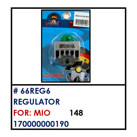 REGULATOR (66REG6) - MIO | YAKIMOTO - BESTPARTS.PH