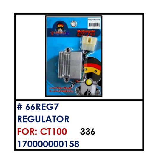 REGULATOR (66REG7) - CT100 | YAKIMOTO - BESTPARTS.PH