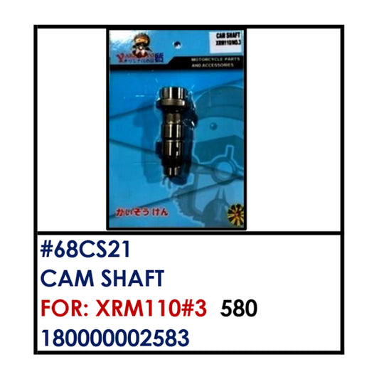 CAMSHAFT (68CS21) - XRM110 #3 | YAKIMOTO - BESTPARTS.PH