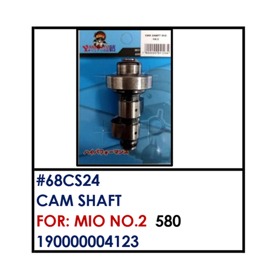 CAMSHAFT (68CS24) - MIO NO.2 | YAKIMOTO - BESTPARTS.PH