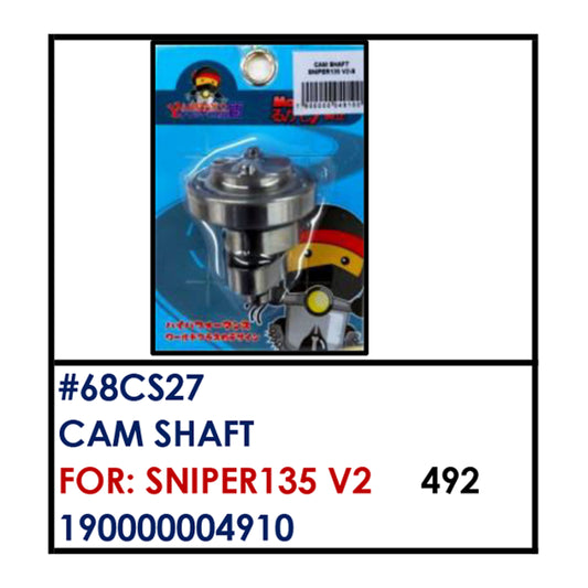 CAMSHAFT (68CS27) - SNIPER 135 V.2 | YAKIMOTO - BESTPARTS.PH