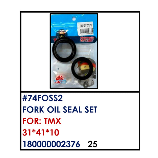 FORK OIL SEAL SET (74FOSS2) - TMX 31"41"10 | YAKIMOTO - BESTPARTS.PH