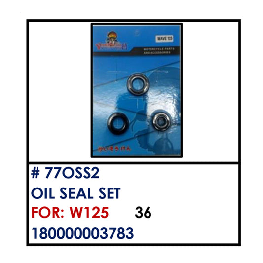 OIL SEAL SET (77OSS2) - W125 | YAKIMOTO - BESTPARTS.PH