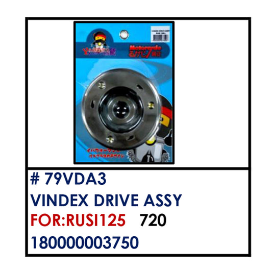 VINDEX DRIVE ASSY (79VDA3) - RUSI125 | YAKIMOTO - BESTPARTS.PH