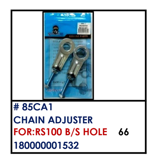 CHAIN ADJUSTER (85CA1) - RS100 B/S HOLE | YAKIMOTO - BESTPARTS.PH