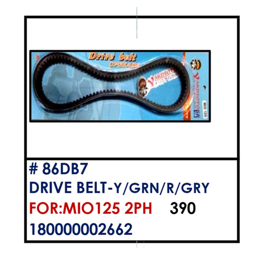 DRIVE BELT (86DB7) - MIO 125 2PH | YAKIMOTO - BESTPARTS.PH