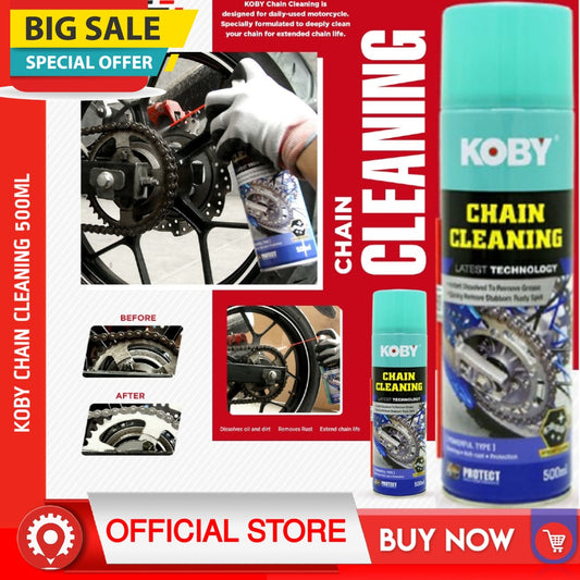 KOBY Chain Cleaning Solution Premium Strong Formula 500ml - BESTPARTS.PH