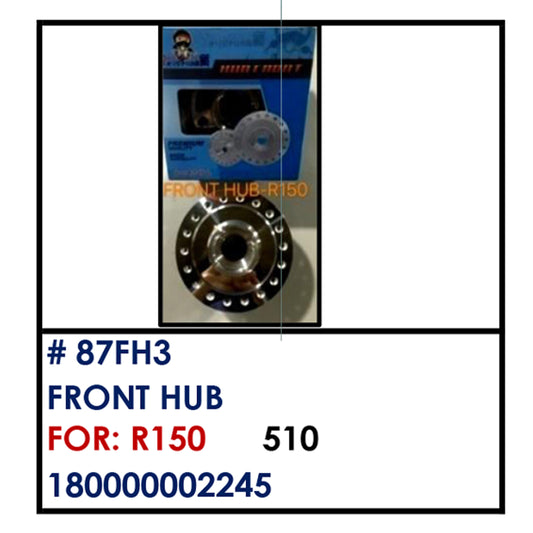 FRONT HUB (87FH3) - R150 | YAKIMOTO - BESTPARTS.PH
