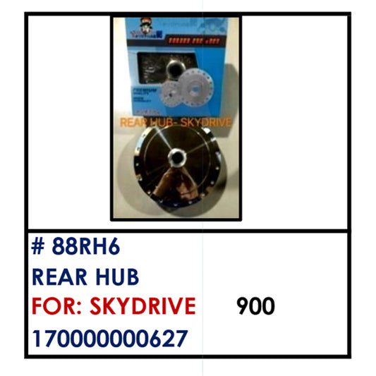 REAR HUB (88RH6) - SKYDRIVE | YAKIMOTO - BESTPARTS.PH