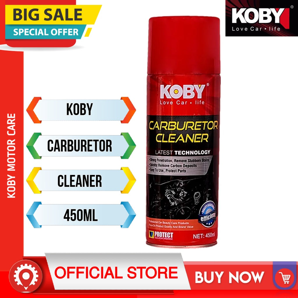 Koby Carburetor Cleaner for Motorcycle and Automotive 450ml - BESTPARTS.PH