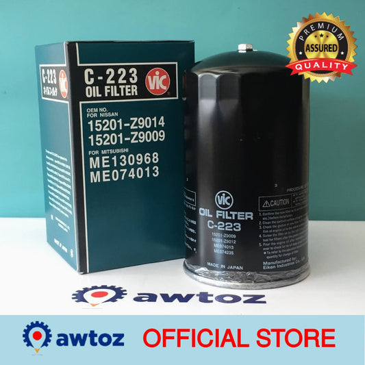 VIC C-223 Oil Filter for Mitsubishi Fuso, 6M60, Nissan FE6 - C223 - BESTPARTS.PH