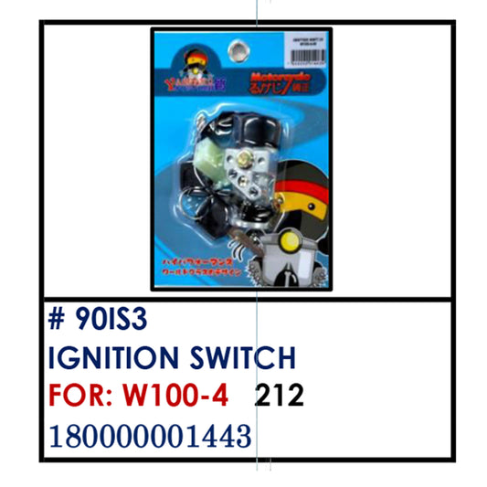 IGNITION SWITCH (90IS3) - W100-4 | YAKIMOTO - BESTPARTS.PH