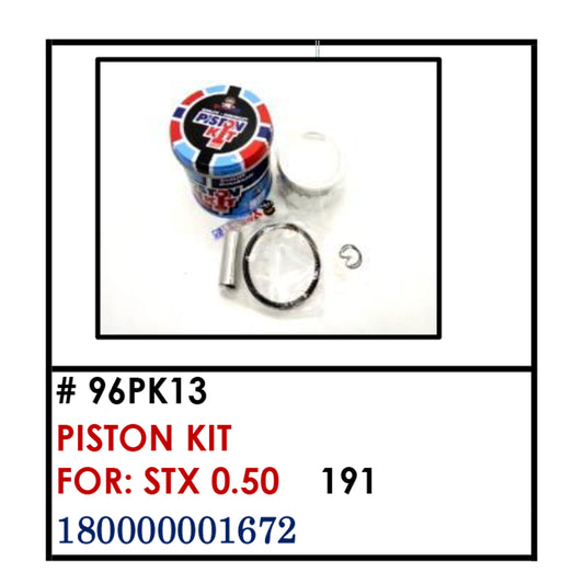 PISTON KIT (96PK13) - STX 0.50 | YAKIMOTO - BESTPARTS.PH