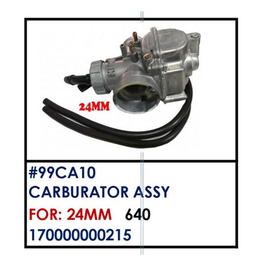 CARBURATOR ASSY (99CA10) - 24mm | YAKIMOTO - BESTPARTS.PH